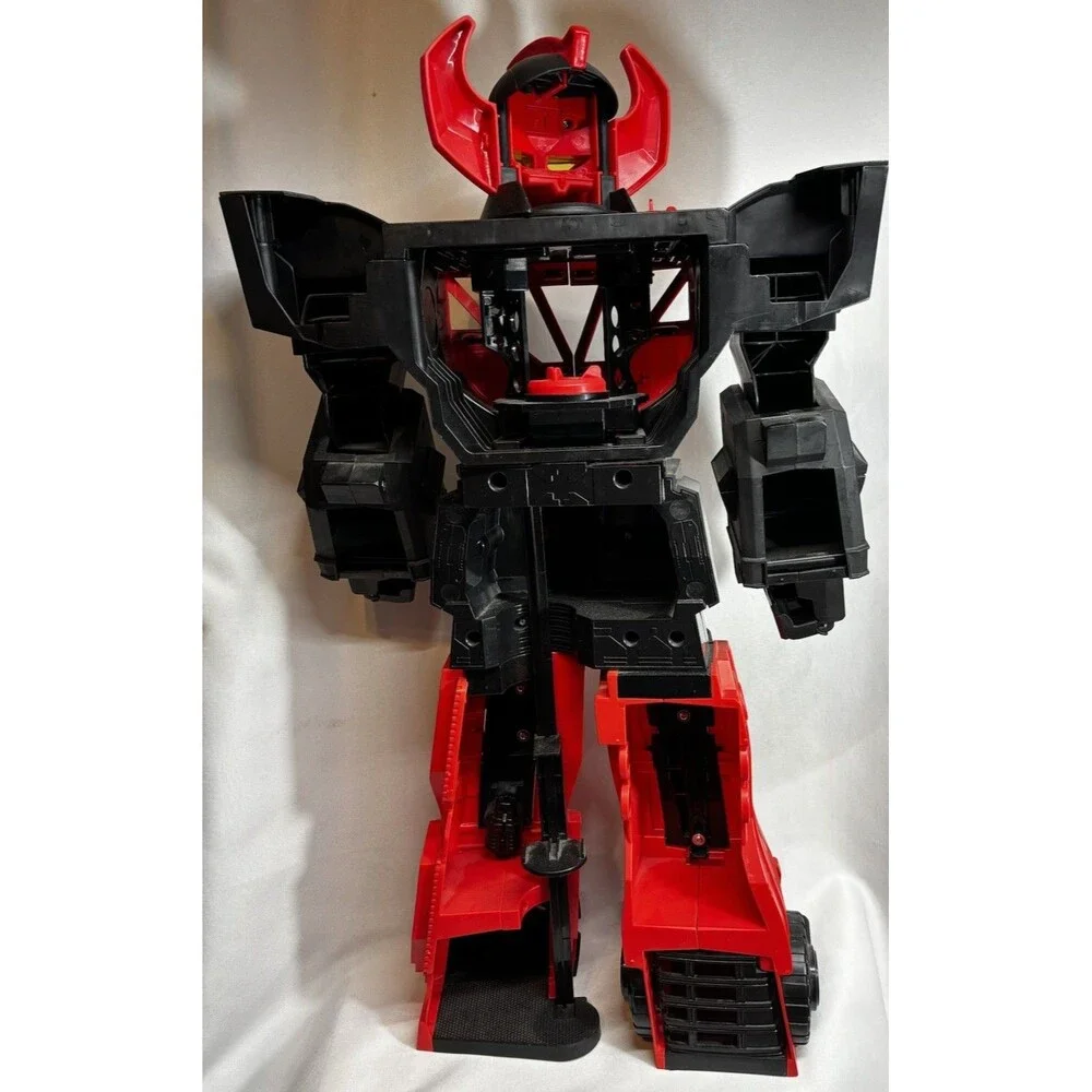 Fisher-Price Imaginext Power Rangers Red & Black Morphin Megazord Playset RARE